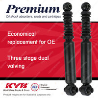 2x Rear KYB Premium Shock Absorbers for Peugeot 206 NFZ TU5JP 1.6 I4 FWD Hatch