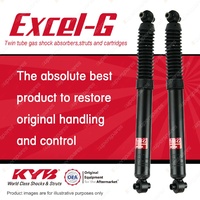 2x Rear KYB Excel-G Shock Absorbers for Peugeot 207 208 FWD Hatchback 07-On