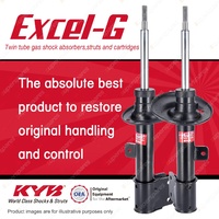 2x Front KYB Excel-G Strut Shock Absorbers for Peugeot 3008 9HZ 9HR RHH FWD
