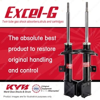 2x Front KYB Excel-G Strut Shock Absorbers for Peugeot 307 NFU 9HZ RHY RFN FWD