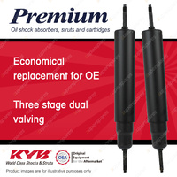 2x Rear KYB Premium Shock Absorbers for Peugeot 404 XC6 1.6 I4 RWD 67-69