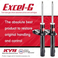 2x Front KYB Excel-G Strut Shock Absorbers for Peugeot 405 D6A D6C RFX RFT DJY