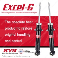 2x Front KYB Excel-G Shock Absorbers for Peugeot 407 RHR RHH 3FZ DT4 I4 FWD