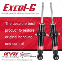 2x Rear KYB Excel-G Shock Absorbers for Peugeot 407 RHR RHH 3FZ DT4 I4 FWD