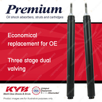 2x Front KYB Premium Shock Absorbers for Peugeot 505 ZDJL Sedan 1985 Lowered
