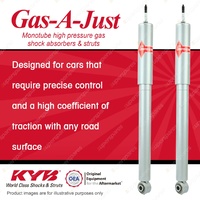 2x Rear KYB Gas-A-Just Shock Absorbers for Porsche 911 F6 RWD Coupe 73-77