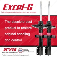 2x Front KYB Excel-G Strut Shock Absorbers for Renault Captur X87 I4 FWD Wagon