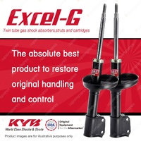 2x Front KYB Excel-G Strut Shock Absorbers for Renault Clio MKII I4 FWD Hatch