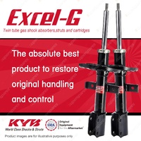 2x Front KYB Excel-G Strut Shock Absorbers for Renault Clio MKIII I4 FWD Hatch