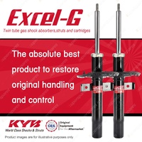 2x Front KYB Excel-G Strut Shock Absorbers for Renault Grand Scenic J84 03-10