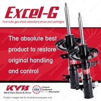 2x Front KYB Excel-G Strut Shock Absorbers for Renault Laguna x91 DT4 I4 FWD