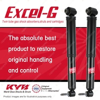 2x Rear KYB Excel-G Shock Absorbers for Renault Megane X32 X95 B95 E95 K95 FWD