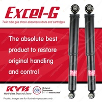 2x Rear KYB Excel-G Shock Absorbers for Renault Megane X32 B95 DT4 I4 FWD Hatch