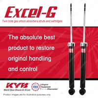 2x Rear KYB Excel-G Shock Absorbers for Rover 75 DT4 V6 FWD Sedan 01-05