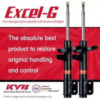 2x Front KYB Excel-G Strut Shock Absorbers for Saab 9-5 YS3E FWD 97-01