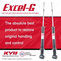 2x Rear KYB Excel-G Shock Absorbers for Saab 9-5 YS3E FWD All Styles 97-01