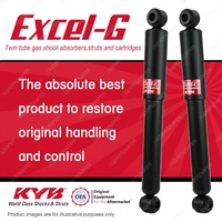 2x Front KYB Excel-G Shock Absorbers for Saab 99 I4 FWD Sedan 1971-1978