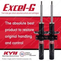 2x Front KYB Excel-G Strut Shock Absorbers for Skoda Fabia Roomster 5J FWD 10-15