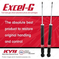 2x Rear KYB Excel-G Shock Absorbers for Skoda Fabia 5J I4 FWD 10-15 Sport Susp