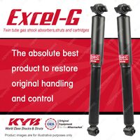 2x Rear KYB Excel-G Shock Absorbers for Subaru Brumby AU5 EA81 1.8 F4 4WD Ute