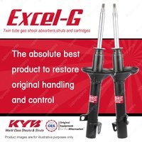 2x Front KYB Excel-G Shock Absorbers for Subaru GL DL Leone AC5 AN5 Vortex XT