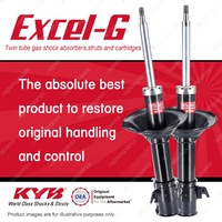 2x Front KYB Excel-G Strut Shock Absorbers for Subaru Impreza GG9 GGA F4 AWD