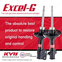 2x Front KYB Excel-G Strut Shock Absorbers for Subaru Impreza GH7 EJ204 2.0 F4