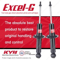 2x Rear KYB Excel-G Shock Absorbers for Subaru Outback BP9 EJ253 2.5 F4 AWD