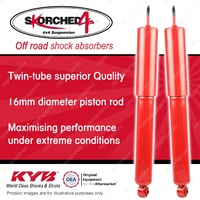 2x Front KYB SKORCHED 4'S Shock Absorbers for Toyota 4 Runner YN60R LN60 84-85