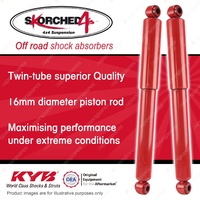 2x Rear KYB SKORCHED 4'S Shock Absorbers for Toyota 4 Runner YN60 LN60 LN61 YN63