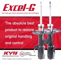 2x Front KYB Excel-G Strut Shock Absorbers for Toyota Corolla ZRE182R 2ZRFE 1.8