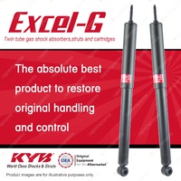 2x Rear KYB Excel-G Shock Absorbers for Toyota Corolla AE95R SR5 4AFE 1.6 4WD