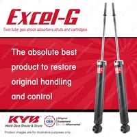 2x Rear KYB Excel-G Shock Absorbers for Toyota Corolla ZRE182R 2ZRFE 1.8 I4 FWD