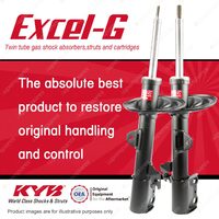 2x Front KYB Excel-G Strut Shocks for Toyota Kluger Highlander GSU 40 45 2GRFE