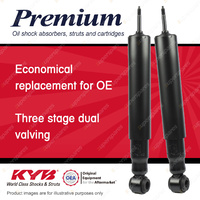 2x Front KYB Premium Shock Absorbers for Toyota Landcruiser BJ FJ 70RV 73RV