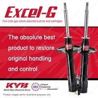 2x Front KYB Excel-G Shock Absorbers for Toyota Starlet EP91R Paseo EL44R EL54R