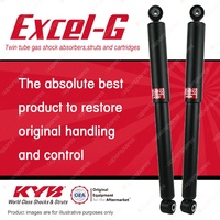 2x Rear KYB Excel-G Shock Absorbers for Volkswagen Amarok 2H 2.0 RWD 4WD All