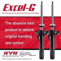 2x Front KYB Excel-G Shocks for Volkswagen Caddy 2K Jetta 1K Golf MkV MkVI