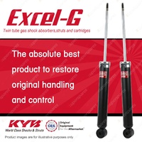 2x Rear KYB Excel-G Shock Absorbers for Volkswagen Eos 1F I4 DT4 FWD Convertible