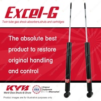 2x Rear KYB Excel-G Shock Absorbers for Volkswagen Golf MkII MkIII I4 FWD