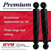 2x Rear KYB Premium Shock Absorbers for Volkswagen LT35 2D RWD 2003-2007