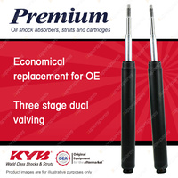 2x Front KYB Premium Cartrige Shock Absorbers for Volvo 360 B19E 2.0 I4 RWD