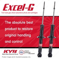 2x Rear KYB Excel-G Shock Absorbers for Volvo S40 V40 I4 FWD Sedan Wagon 97-99