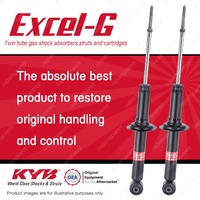 2x Rear KYB Excel-G Shock Absorbers for Volvo S40 V40 FWD Sedan Wagon 97-01