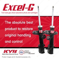 2x Front KYB Excel-G Strut Shock Absorbers for KIA Rio JB G4ED G4EE 1.4 1.6