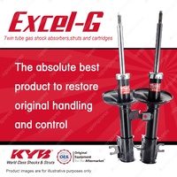 2x Front KYB Excel-G Strut Shock Absorbers for Daewoo Kalos T200 1.5 FWD All