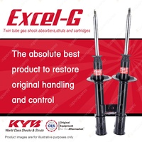 2x Rear KYB Excel-G Strut Shock Absorbers for Daewoo Lacetti J200 1.8 FWD Sedan