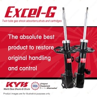 2x Front KYB Excel-G Strut Shock Absorbers for Toyota Corolla ZRE172R 1.8 Sedan