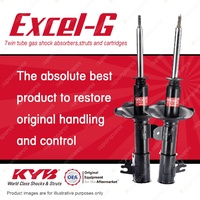 2x Front KYB Excel-G Strut Shock Absorbers for Daewoo Lacetti J200 1.8 FWD Sedan