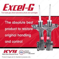 2x Front KYB Excel-G Strut Shock Absorbers for Subaru Impreza GJ7 GP7 FB20A AWD